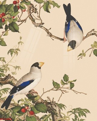 File in trần Tranh sơn thủy thác nước phong thủy ST1591 (file gốc) xuyên sáng