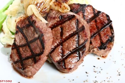 File ảnh Tranh sơn thủy thác nước phong thủy ST1592 (gốc) in quảng cáo ngoài trời