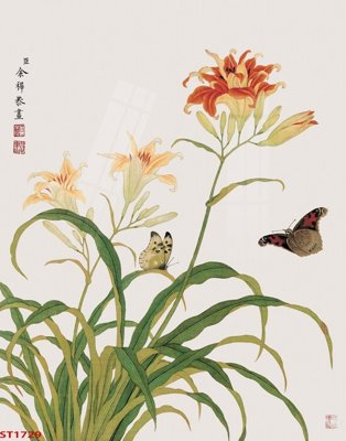 File tranh quảng cáo Tranh sơn thủy thác nước phong thủy ST1729 (download file gốc)