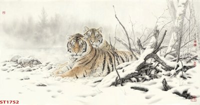 Tải file tranh Tranh sơn thủy thác nước phong thủy ST1752 (gốc) tại Filetranh.com