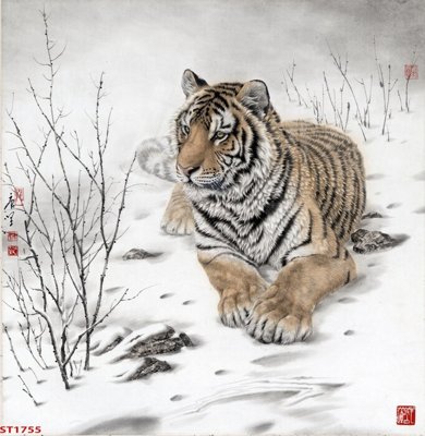 File ảnh gốc Tranh sơn thủy thác nước phong thủy ST1755 không vỡ nét