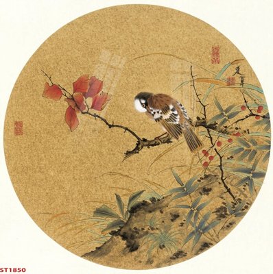 File gốc Tranh sơn thủy thác nước phong thủy ST1850 (dành cho quảng cáo)