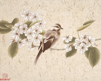 File gốc Tranh sơn thủy thác nước phong thủy ST1873 (in mica) làm quà tặng