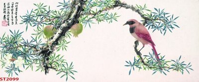 File tranh Tranh sơn thủy thác nước phong thủy ST2099 (file gốc) chuẩn màu in