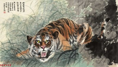 Tải file Tranh sơn thủy thác nước phong thủy ST2112 (gốc) làm file tranh quảng cáo