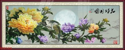 File tranh Tranh sơn thủy thác nước phong thủy ST2125 (gốc) chủ đề trẻ em