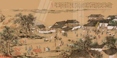 File in lụa Tranh sơn thủy thác nước phong thủy ST2153 (tân cổ điển) Tranh sơn thủy thác nước phong thủy ST2153