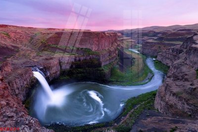 Download file Tranh sơn thủy thác nước phong thủy ST2271 (chuẩn in) chất lượng cao