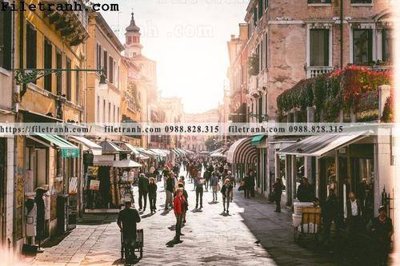 File gốc Street049 (in tráng gương) ốp tường