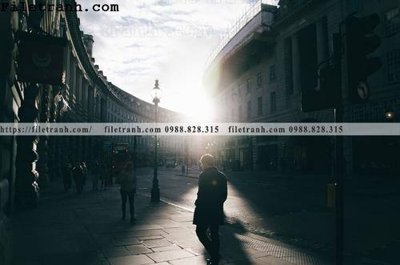 File tranh Street063 (ảnh gốc) in trần xuyên sáng