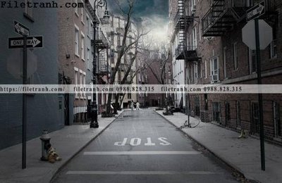 Tải file Street160 (ảnh gốc) in tráng gương