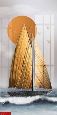 Ảnh gốc File thuận buồm xuôi gió TB1006 (nét căng) in mica