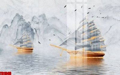 Tải file File thuận buồm xuôi gió TB1046 (PSD) cho in tranh 3D