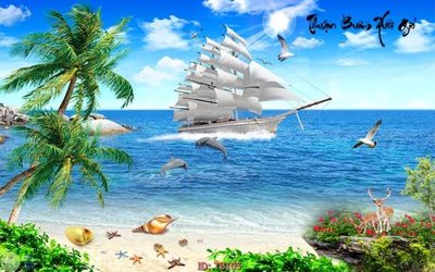 Tải file File thuận buồm xuôi gió TB105 (PSD) cho in tranh 3D