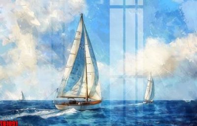 Tải file File thuận buồm xuôi gió TB1091 (gốc) in tranh tráng gương