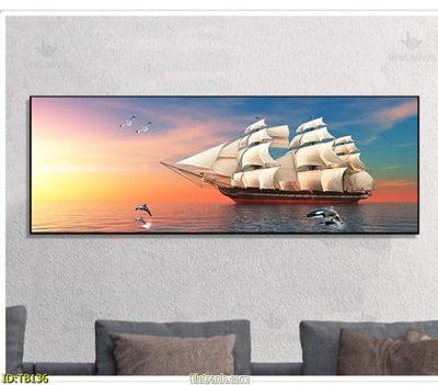 File tranh File thuận buồm xuôi gió TB136 (gốc) in film