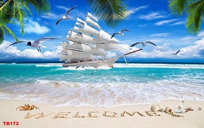 Tải file gốc in lụa File thuận buồm xuôi gió TB172 siêu nét