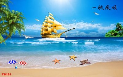 File tranh File thuận buồm xuôi gió TB181 (bản gốc) trang trí văn phòng