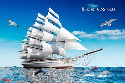 Tải về file tranh gốc File thuận buồm xuôi gió TB203 (để in quảng cáo)