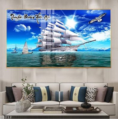 File tranh gốc File thuận buồm xuôi gió TB212 (sắc nét từng chi tiết)