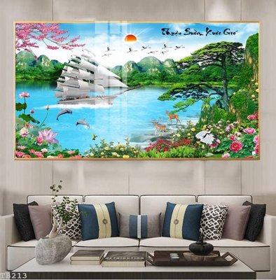 Ảnh gốc File thuận buồm xuôi gió TB213 (độ nét cao) in mica