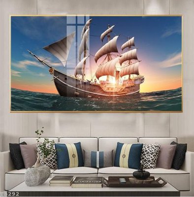File tranh File thuận buồm xuôi gió TB292 (gốc) in vải canvas