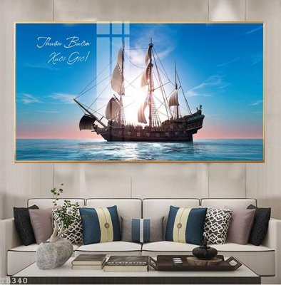 File tranh gốc File thuận buồm xuôi gió TB340 (sắc nét từng chi tiết)