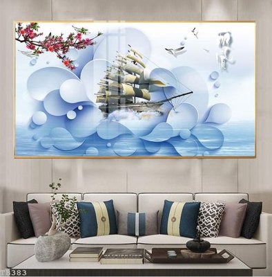 File gốc File thuận buồm xuôi gió TB383 (in lụa) hoa văn cổ điển