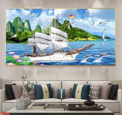 File gốc File thuận buồm xuôi gió TB533 (trang trí) phòng ngủ