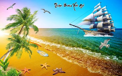 File tranh gốc File thuận buồm xuôi gió TB6015 (sắc nét từng chi tiết)