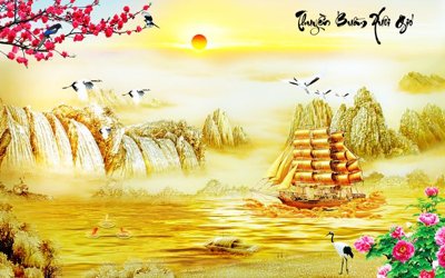 File gốc File thuận buồm xuôi gió TB6036 (in tráng gương) ốp tường