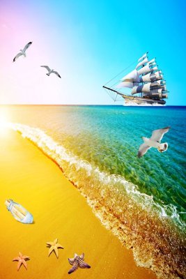 File gốc File thuận buồm xuôi gió TB6079 (in 3D) nghệ thuật