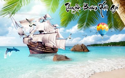 File tranh trang trí File thuận buồm xuôi gió TB6104 (file gốc)
