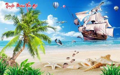 File tranh gốc File thuận buồm xuôi gió TB6128 chủ đề hiện đại