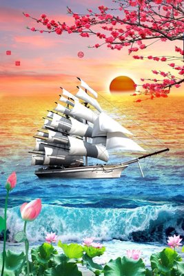 Tải file File thuận buồm xuôi gió TB6222 (ảnh gốc) in tráng gương