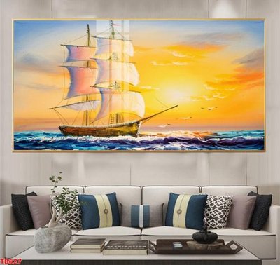 File tranh gốc File thuận buồm xuôi gió TB627 (sắc nét từng chi tiết)