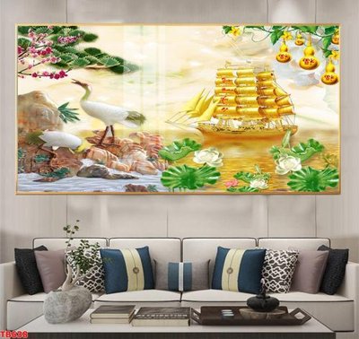 File in trần File thuận buồm xuôi gió TB638 (bản gốc 3D) sống động