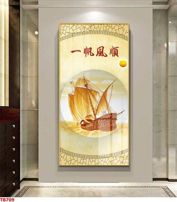File tranh in trần File thuận buồm xuôi gió TB709 (ảnh gốc siêu nét)