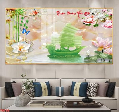 File tranh File thuận buồm xuôi gió TB710 (ảnh gốc) in trần xuyên sáng