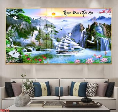 File ảnh File thuận buồm xuôi gió TB712 (gốc) cho trang trí nhà hàng