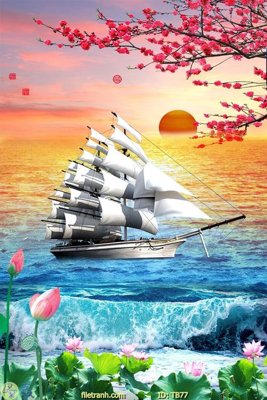 Download file gốc File thuận buồm xuôi gió TB77 (in lụa) cao cấp