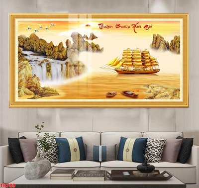 File tranh File thuận buồm xuôi gió TB789 (gốc) chủ đề trừu tượng
