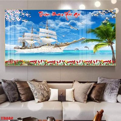 File ảnh File thuận buồm xuôi gió TB889 (gốc) in decal dán tường