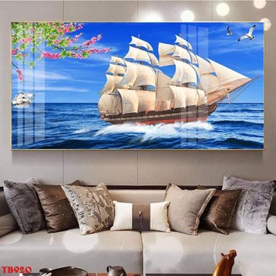 File tranh gốc PSD File thuận buồm xuôi gió TB920 còn nguyên layer