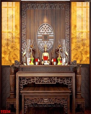 File ảnh File tranh trúc chỉ TC236 (gốc) in backdrop sự kiện