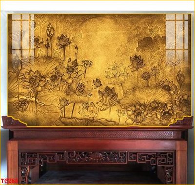 Ảnh gốc File tranh trúc chỉ TC285 (độ nét cao) in tráng gương