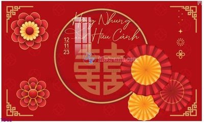 Tải file File banner phông tiệc đám cưới TDC1 (gốc) để in ấn ngay