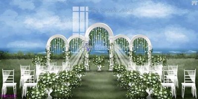 File in lụa File banner phông tiệc đám cưới TDC107 (phong cảnh) File banner phông tiệc đám cưới TDC107