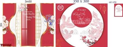 Download file gốc File banner phông đám cưới TDC125 (độ nét cao)