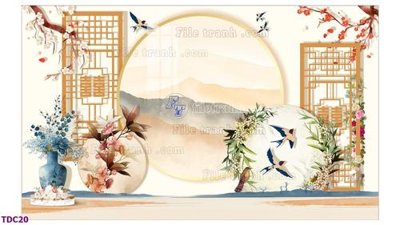 File gốc File banner phông tiệc đám cưới TDC20 (ảnh chi tiết) để in ấn
